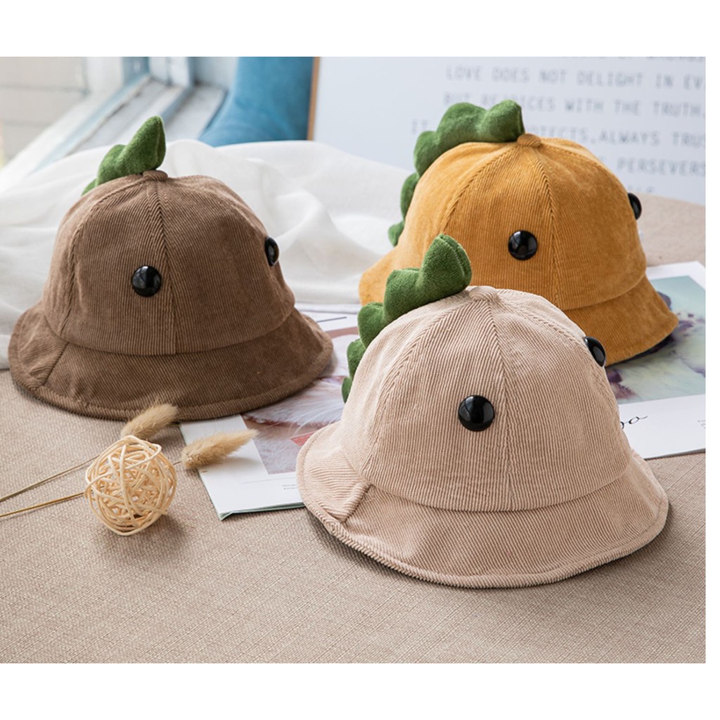 Nón khủng long nhung ngộ nghĩnh cho bé yêu