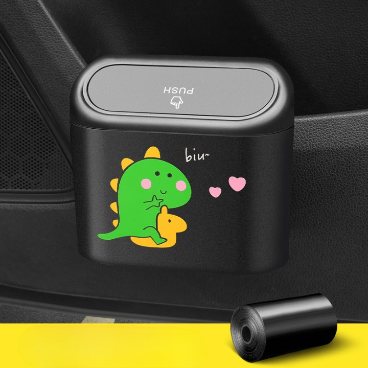 Thùng rác mini đặt trên xe ô tô