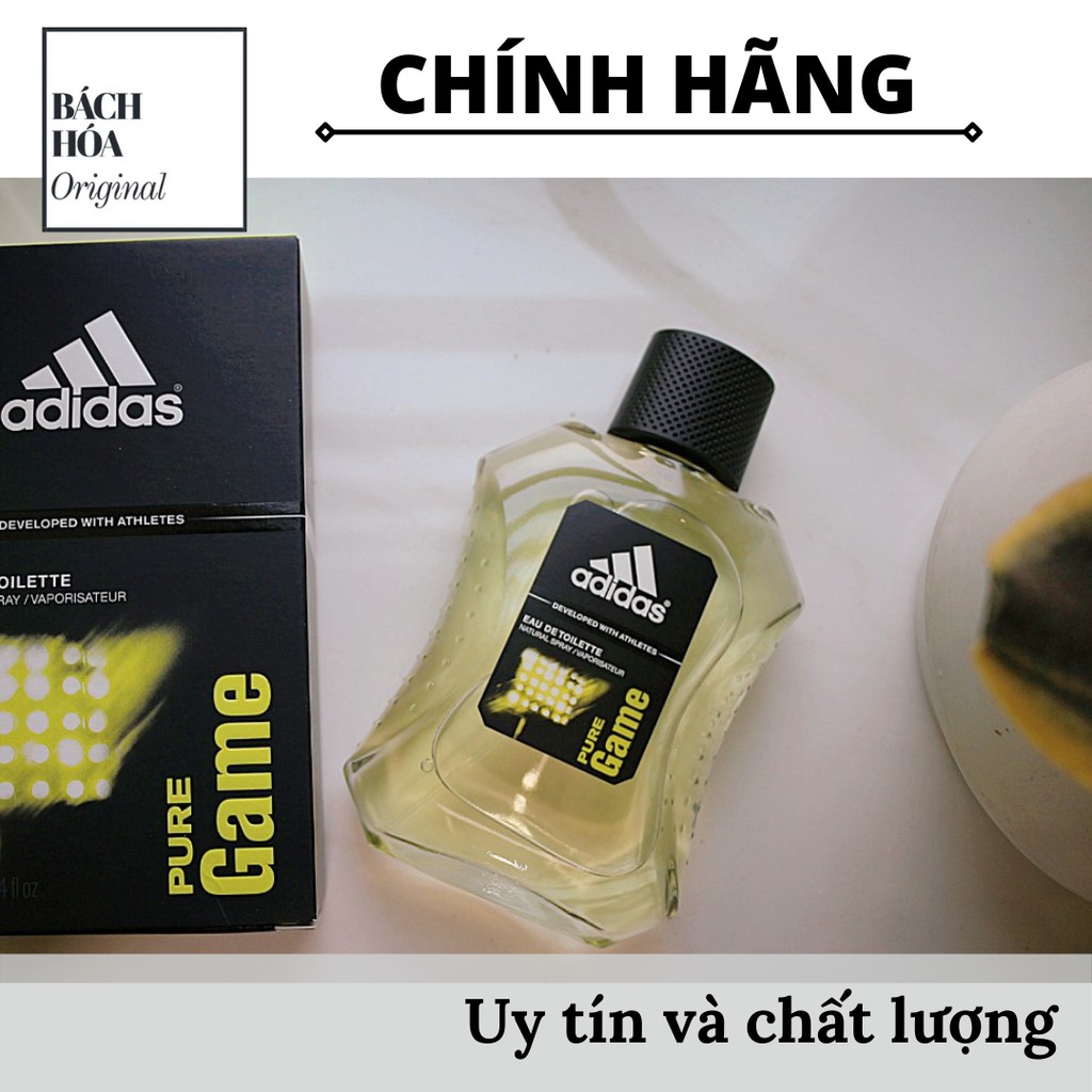 Nước hoa thể thao Adidas PURE GAME 100ml - FULL BOX