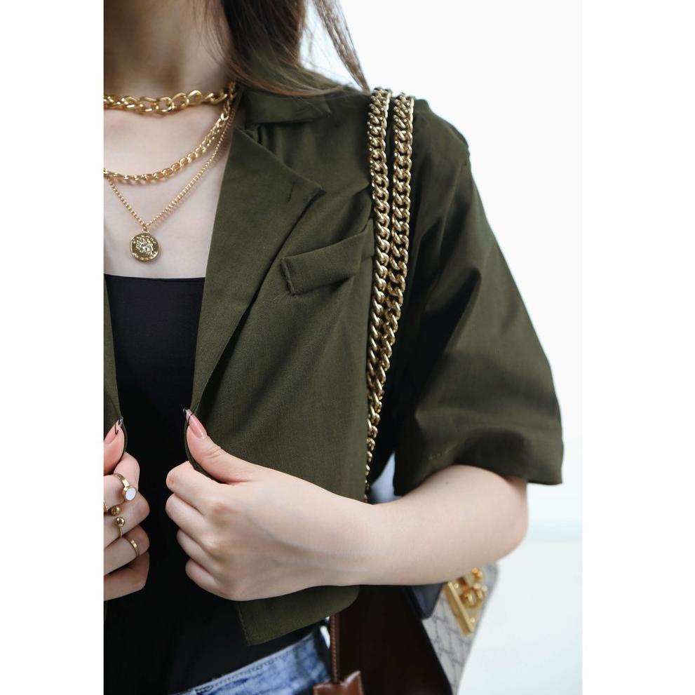 B@h AFI - EC - Áo Khoác Blazer Lửng B@h