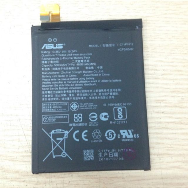 Pin Asus Zenfone 4 Max Pro ZC554KL, X00LD dung lượng 5000mAh bảo hành 6 tháng