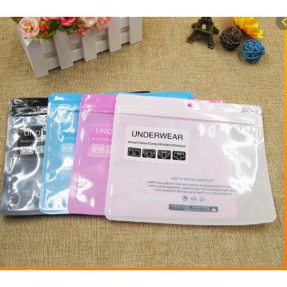Set 100 Túi Đóng Quần Lót Sang Trọng Màu Trắng