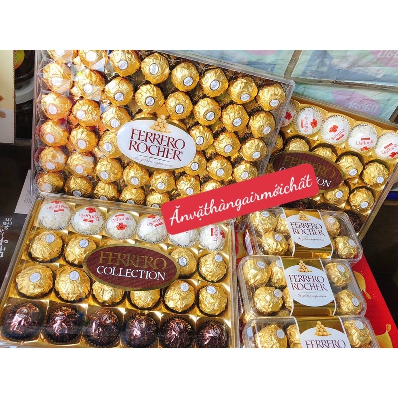 Socola Ferrero Rocher Đủ Loại Của Đức - 15 viên, 16 viên, 24 viên, 30 viên và 48 viên