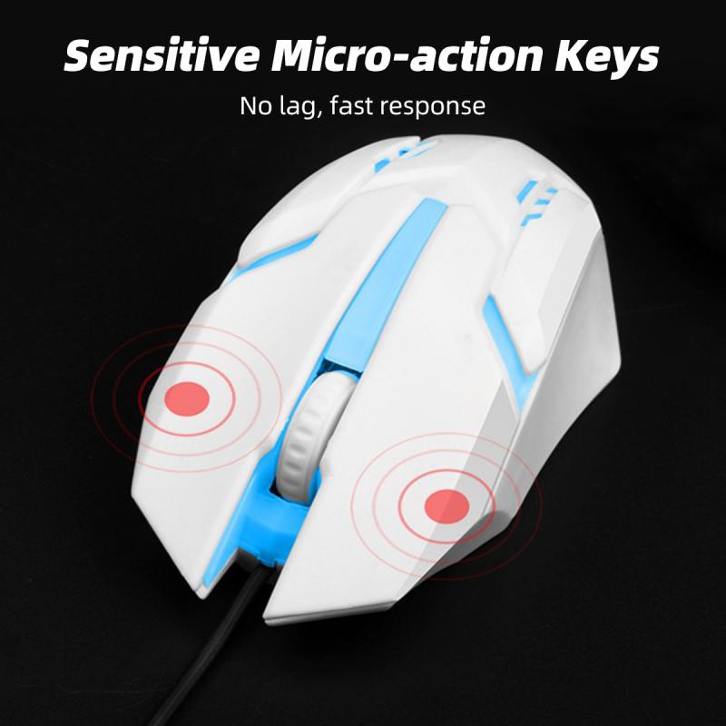 Chuột quang HdoorLink có dây 3 nút bấm 1600 dpi 1.2m dùng để chơi game