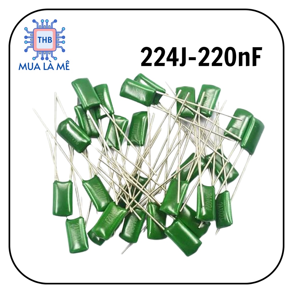 Tụ mica 2A224J 220nF 100V (10c)