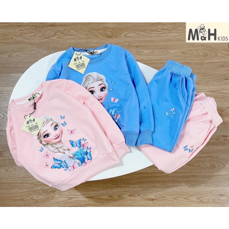 Bộ thu đông elsa cho bé gái