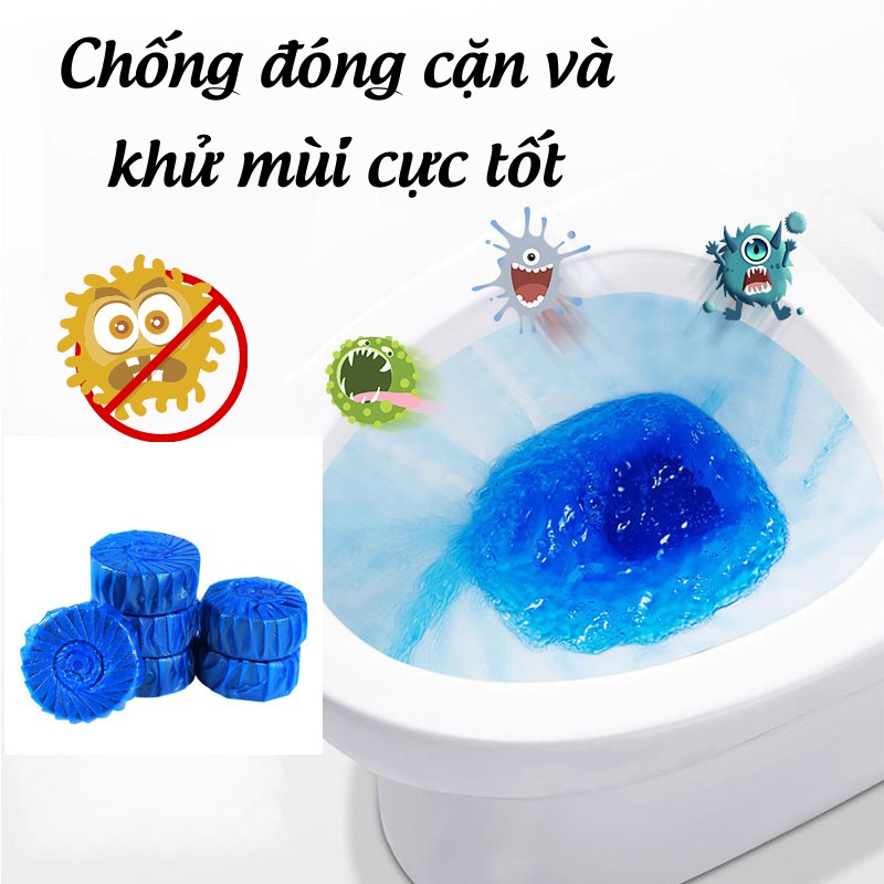 Viên Thả Bồn Cầu, Viên Khử Mùi Bồn Cầu Diệt Khuẩn Gấp 40 Lần Viên Thả Thông Thường