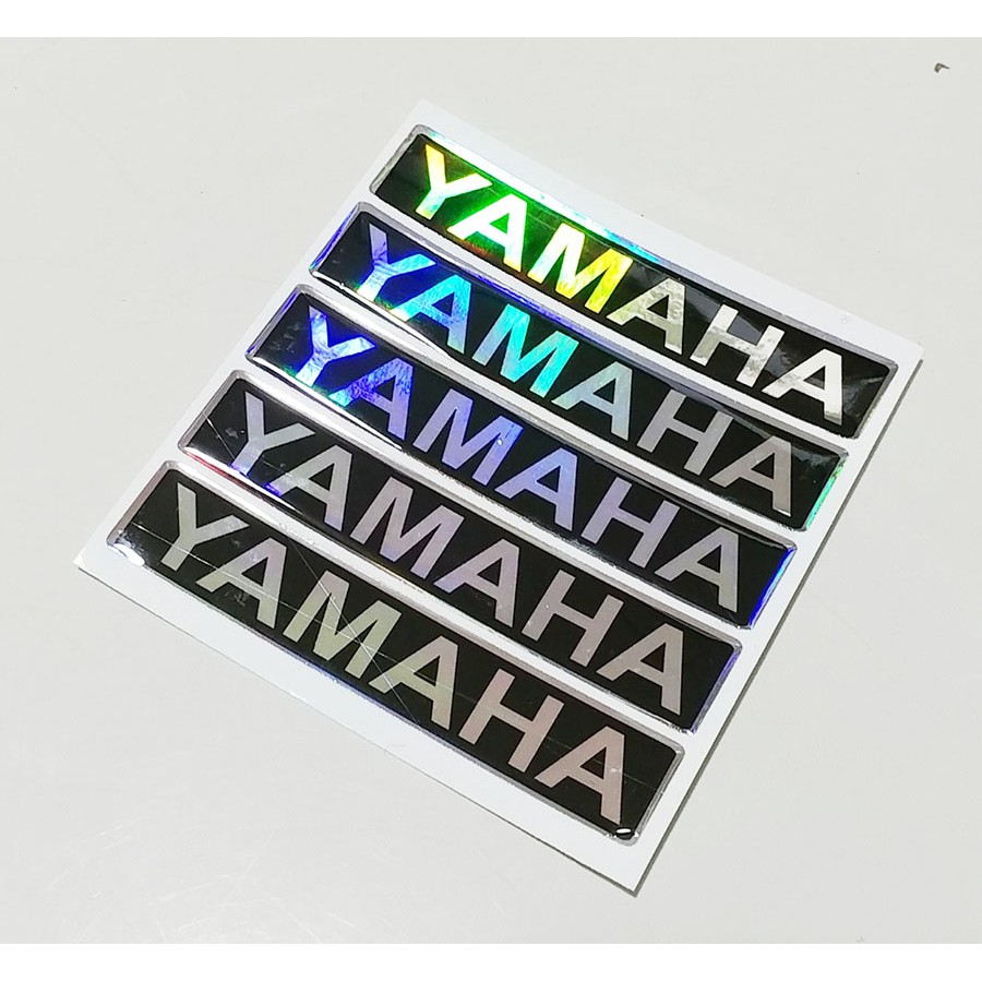 BỘ 10 DECAL NỔI DÁN XE CHỮ YAMAHA