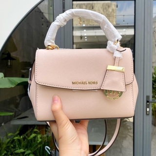 Túi Michael Kors Ava Black hồng Soft Pink Size XS