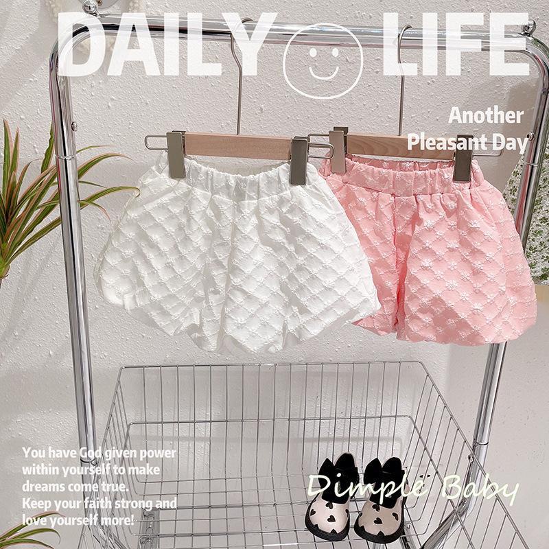 Quần Đùi Ống Phồng Phong Cách Phương Tây Thời Trang Mùa Hè 2022 Dành Cho Bé Gái