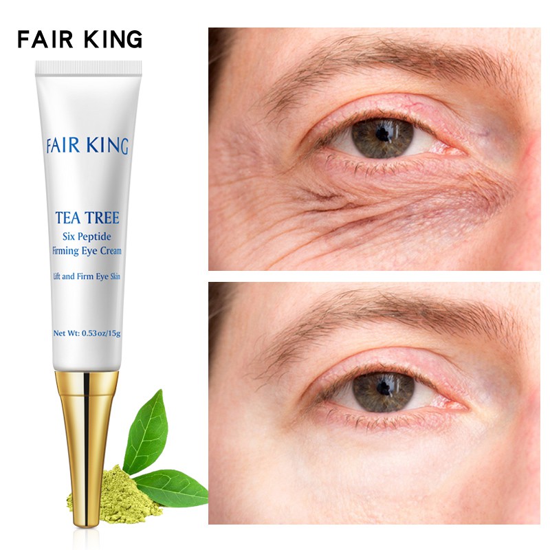 Kem dưỡng da mắt FAIR KING Six Peptide chống nếp nhăn lão hóa loại bỏ quầng thâm bọng mắt dưỡng ẩm làm trắng da 15g