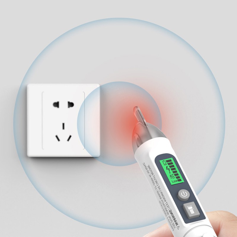 Bút thử điện thông minh Xiaomi Duka. Bút thử điện không tiếp xúc có màn hình.