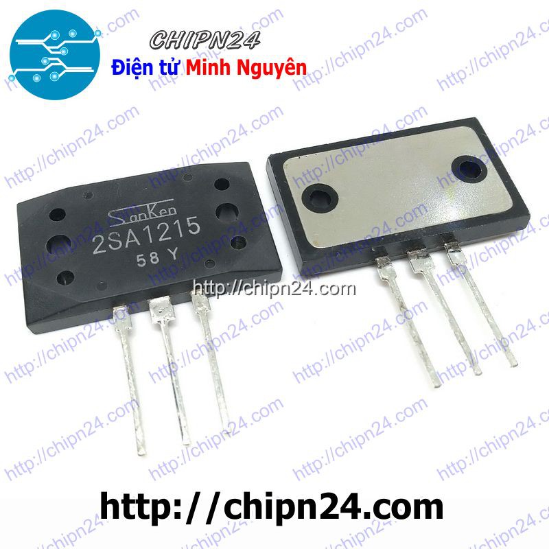 [1 CON] (KT1) Transistor A1215 PNP 15A 150V (Sò Sanken) (2SA1215 1215)