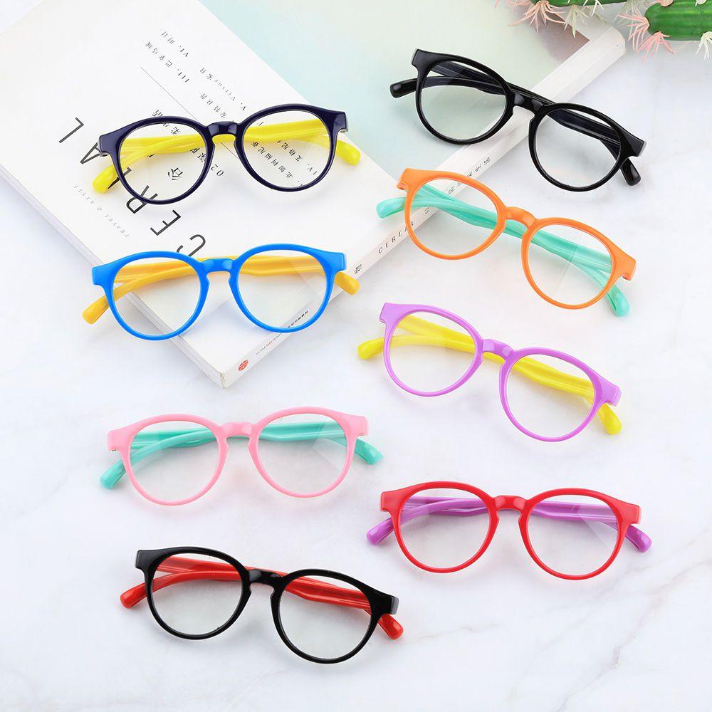 Kính Đọc Sách Gọng Silicone Chống Tia UV400 Chống Bức Xạ Cho Bé