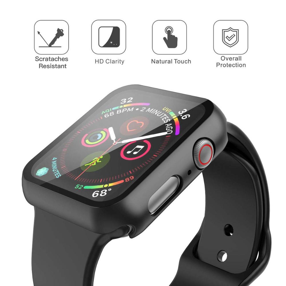 Ốp Bảo Vệ Toàn Diện 360 Độ Cho Đồng Hồ Thông Minh Apple Watch 6 / Se / 5 / 4 / 3 / 2 / 1 Iwatch 4 / 5