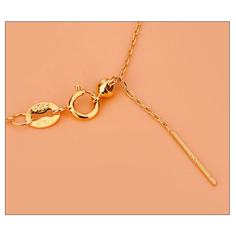 █diy゜ S925 Bạc●Dây Chuyền Bạc 925 Silicone Đính Hạt Hình Thánh Giá Có Thể Điều Chỉnh Dành Cho Nữ