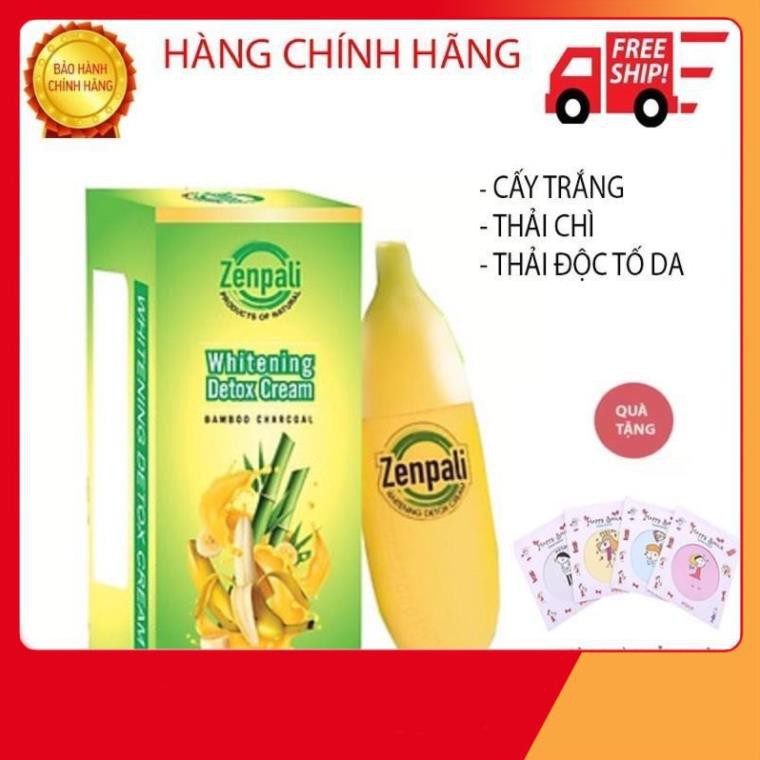 [ Xả kho bán lỗ] Zenpali Chuối Detox Thải Chì, Cấy Trắng Da, Giảm Thâm -WHITENING DETOX CREAM