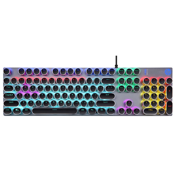 BÀN PHÍM CƠ BLUE SWITCH HP GK 400Y ĐEN LED