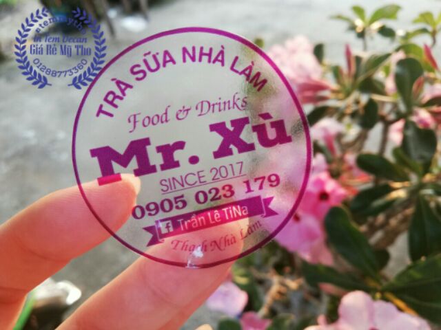 Nhãn dán decal trong