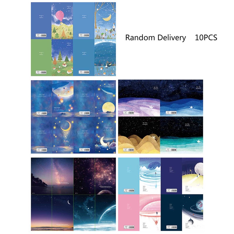 Set 10 Sổ Ghi Chú Mini Tiện Lợi Cho Học Sinh