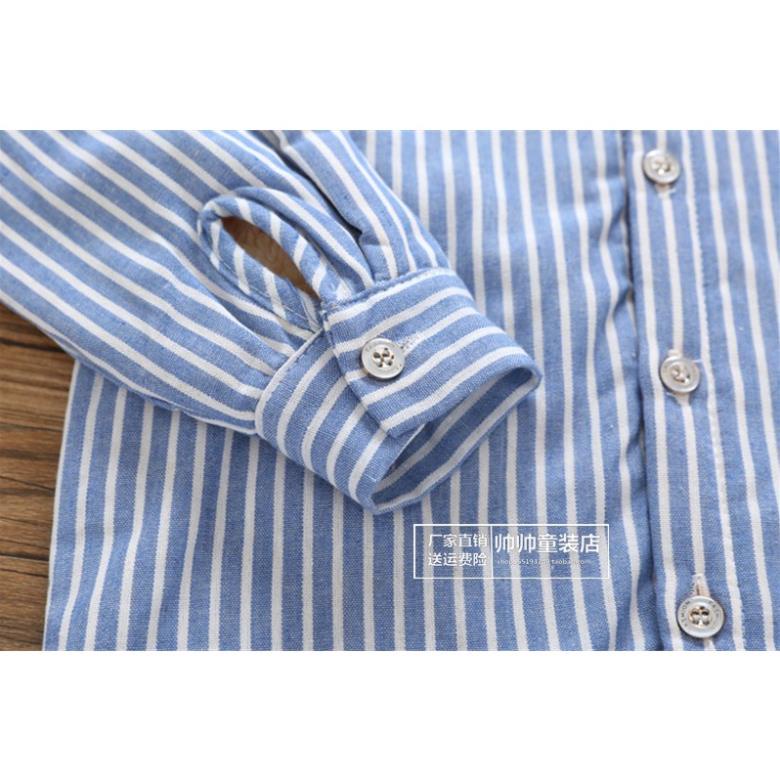 Áo sơ mi LÓT BÔNG dài tay bé trai mập 9 tuổi 10 11 12 tuổi 13 14 tuổi ☑️ Thời trang bé trai size đại 40kg 35kg