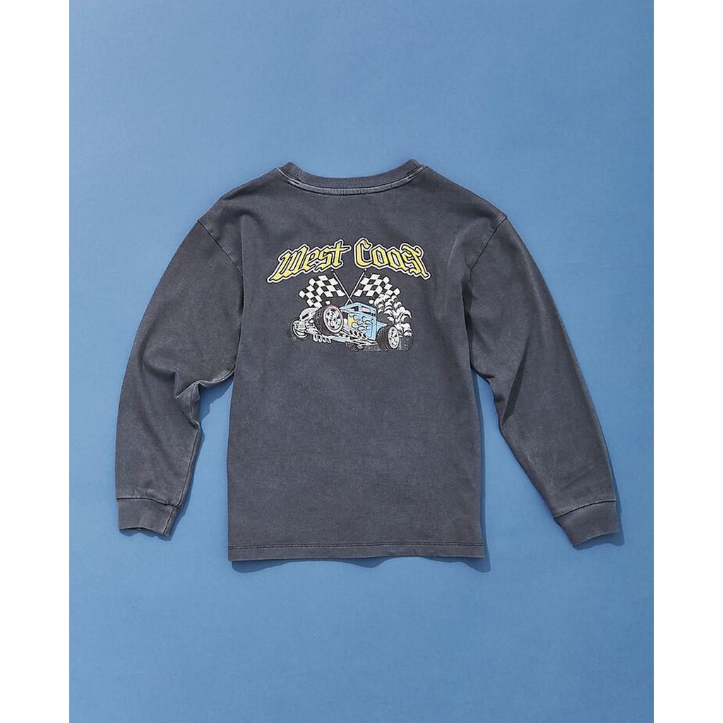 Áo thun tay dài màu Wash FOREVER 21 X HOT WHEEL chính hãng