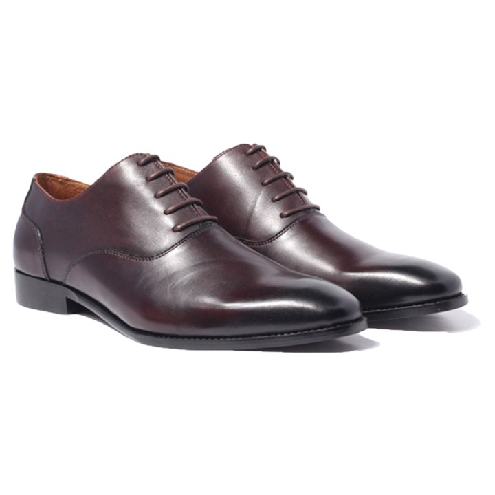Giày Tây Nam Cao Cấp Oxford Banuli H1PO4M0 - Da Bò Nhập Khẩu, Đế Phíp Siêu Bền Và Nhẹ