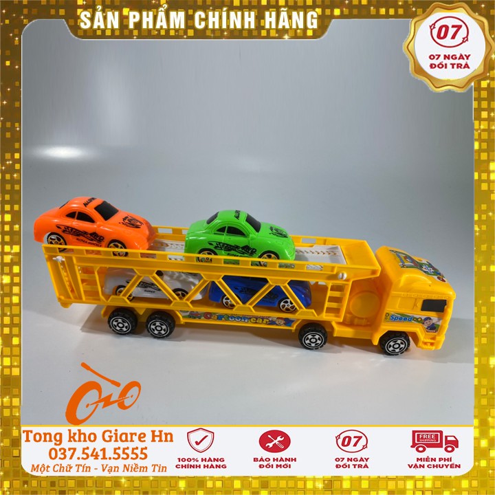 Xe đồ chơi cho bé, Xe đầu kéo kèm đồ chơi, chất liệu an toàn - có kiểm định Hàng luôn có sẵn