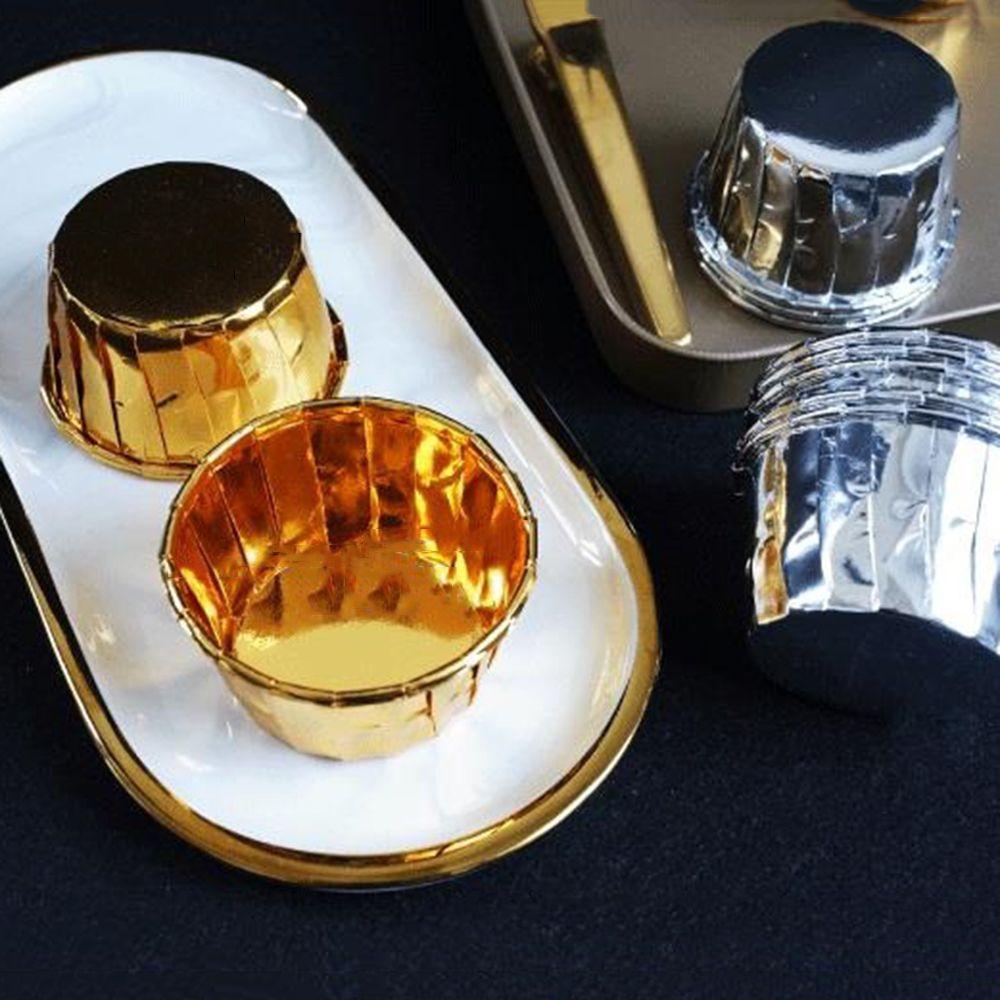 FAY Vỏ Bọc Bánh Muffin Tráng Bạc / Vàng DIY