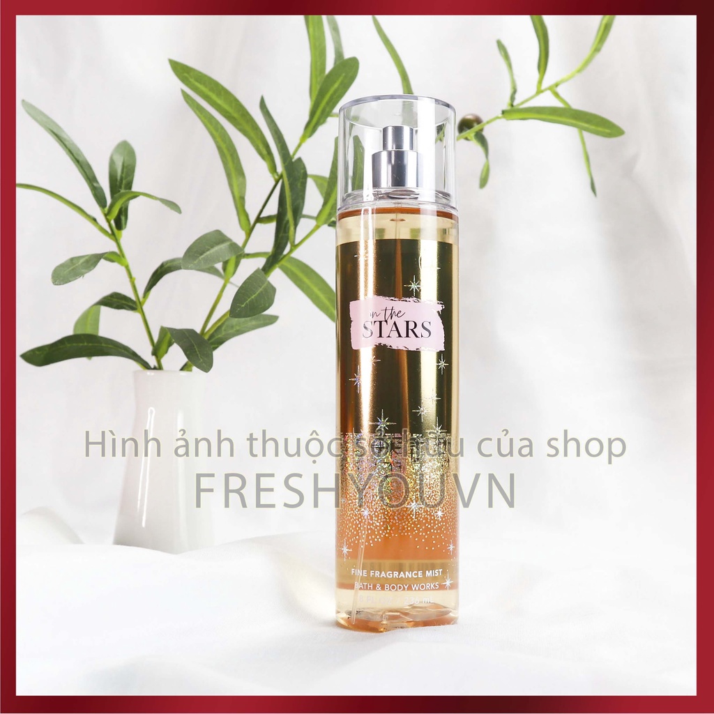 In The Stars - Xịt thơm toàn thân body mist Bath &amp; Body Works  In The Star - Gỗ