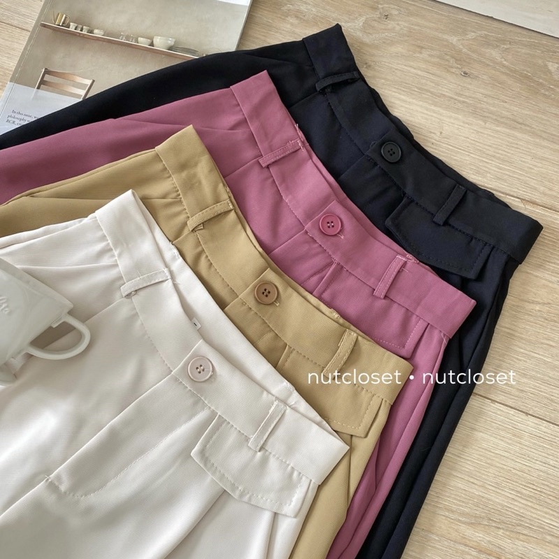 Quần short vải cạp cúc_Q0194