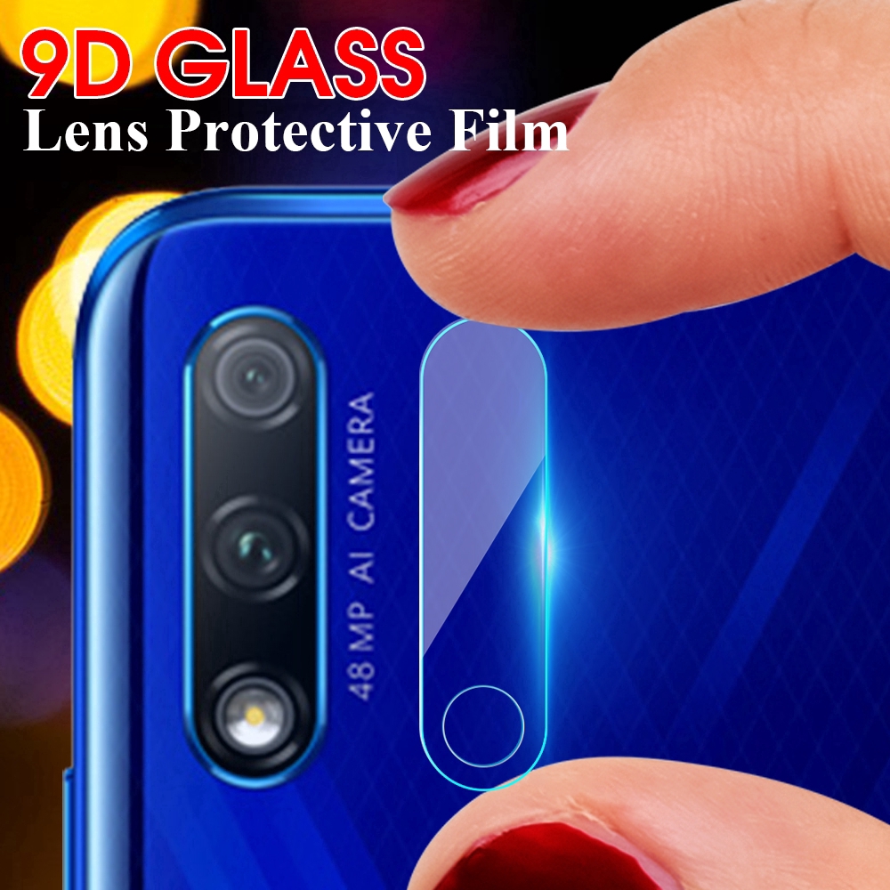 Miếng dán cường lực 9D dùng bảo vệ camera điện thoại Samsung Galaxy S10 Plus S10e A70 A50 A30 A20