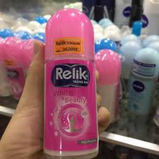 Lăn khử mùi Relik White & Beauty 50ml