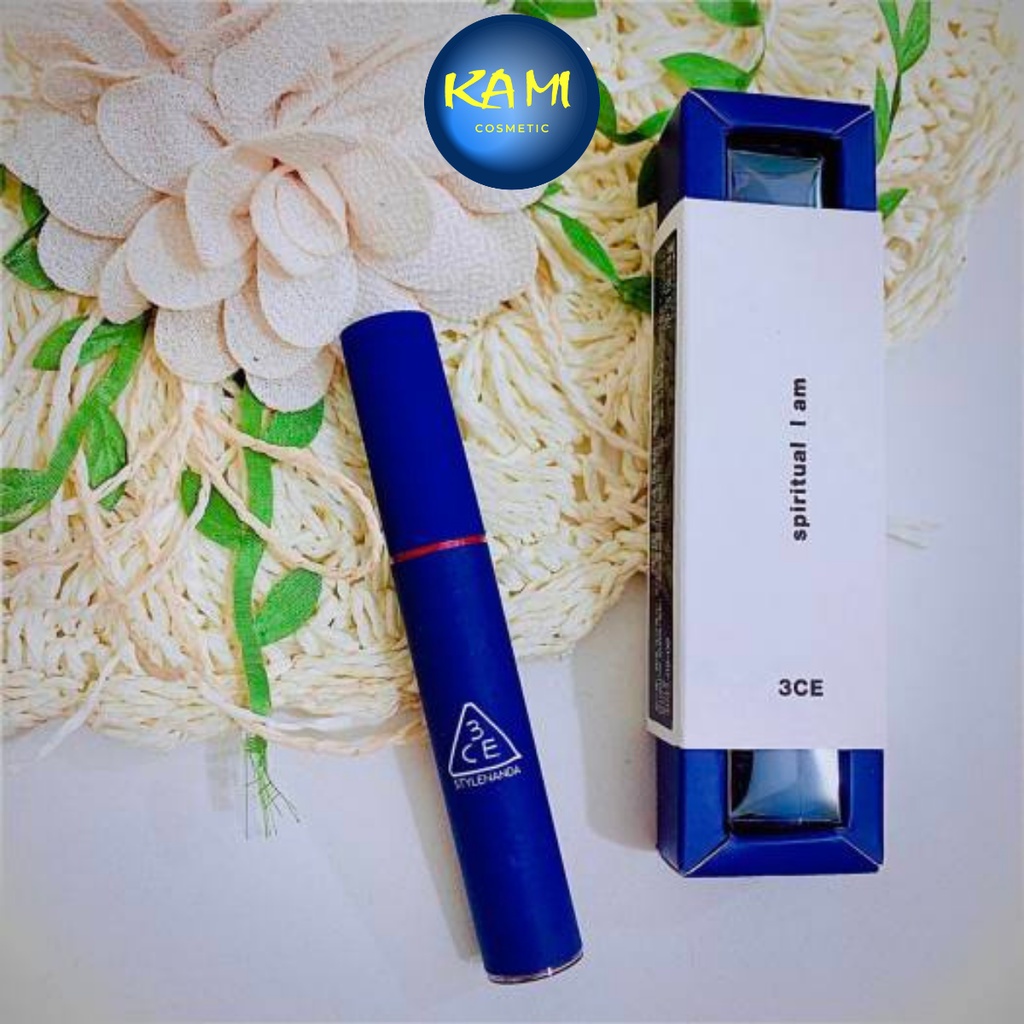 Son kem lì siêu mịn 3ce vỏ xanh speak up velvet lip tint đỏ đất mùi thơm dễ chịu -KAMI