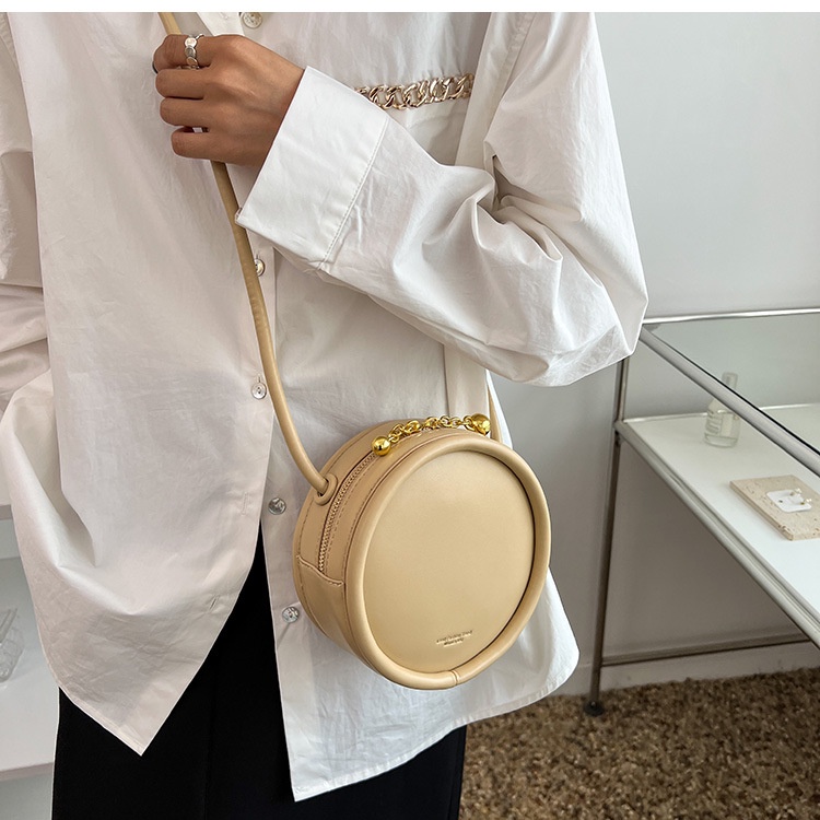 Túi đeo chéo IELGY hình tròn nhỏ xinh thanh lịch cho nữ