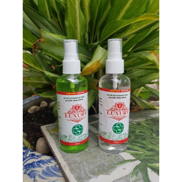 Xịt rữa tay khô luxury 100ml