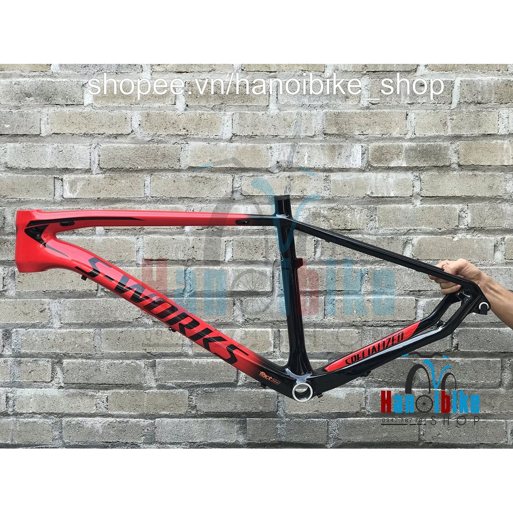 Khung xe đạp thể thao MTB Swork Carbon 3K