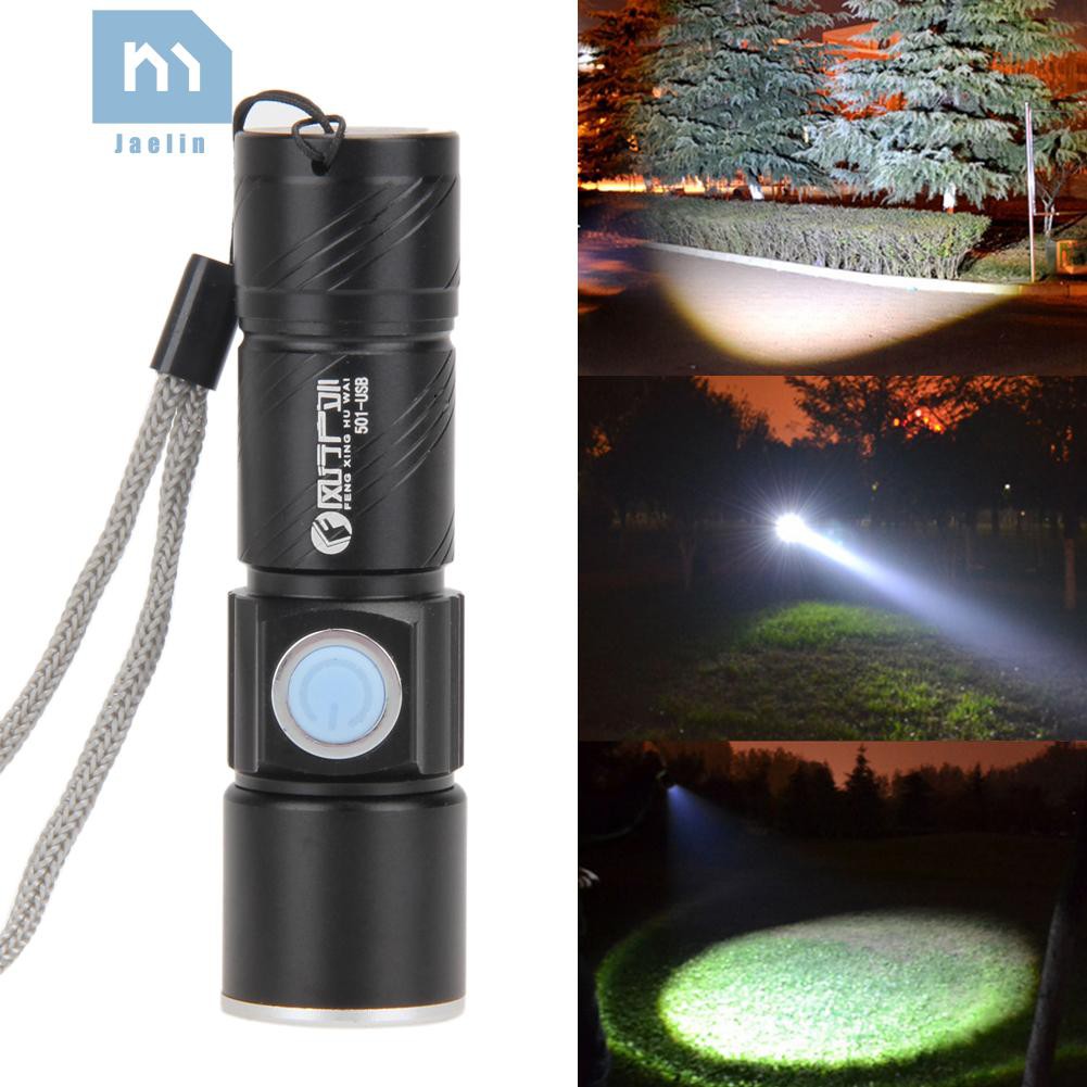 Đèn pin sáng 800lm CREE có thể sạc lại chống thấm nước cao cấp tiện dụng