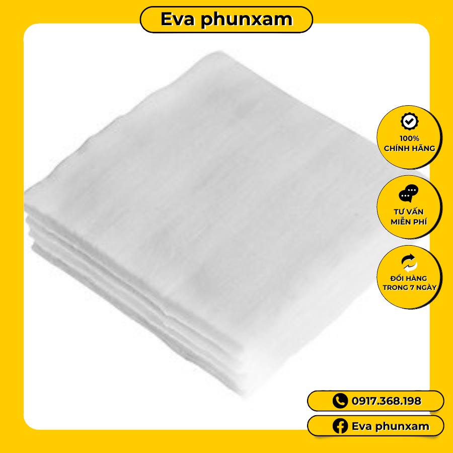 BÔNG CẮT SẴN 1200,1600 MIẾNG KÍCH THƯỚC 6X7CM