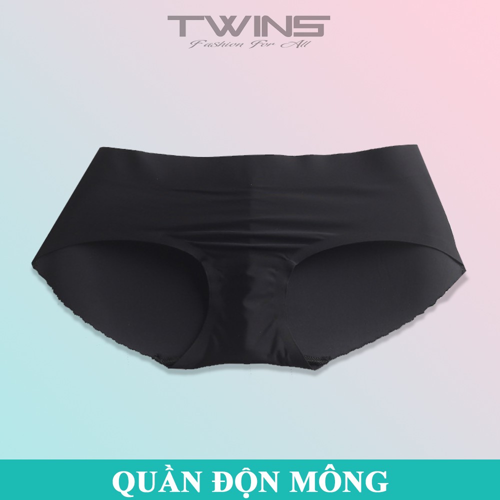 Quần lót nâng độn mông nữ tự nhiên su không đường may cao cấp định hình thông hơi cạp thấp size 45-60kg