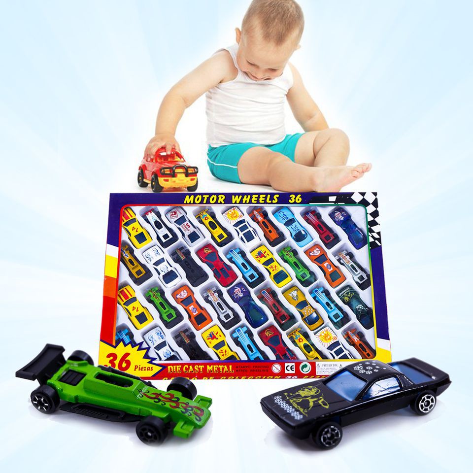 SET BỘ Ô TÔ SẮT ĐỒ CHƠI CHO BÉ