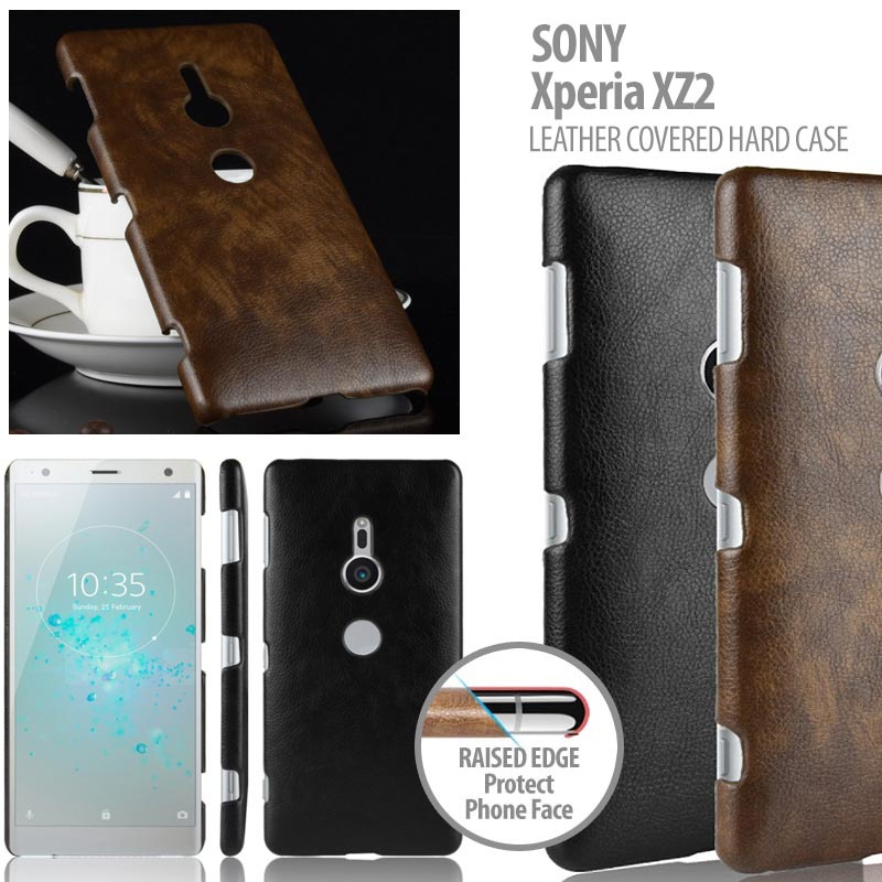Ốp Lưng Da Thời Trang Cho Điện Thoại Sony Xperia XZ2