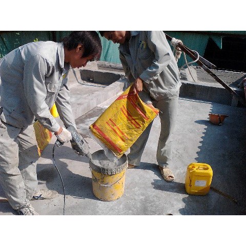 ✅Vữa chống thấm ban công tầng hầm ✅ Sika topseal 107 bộ 25kg 2 thành phần