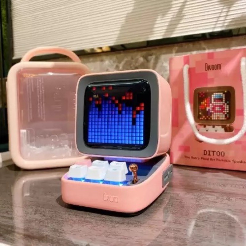 LOA BLUETOOTH THÔNG MINH DIVOOM PLUS DITOO 10W -RETRO ❌Freeship❌