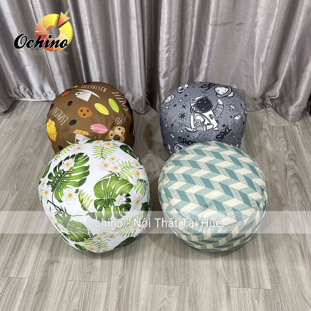 GHẾ Đôn Hạt Xốp Xinh xắn Cao 30 Đk 40 Cm phong cách hiện đại (Hàng Có Sẵn).