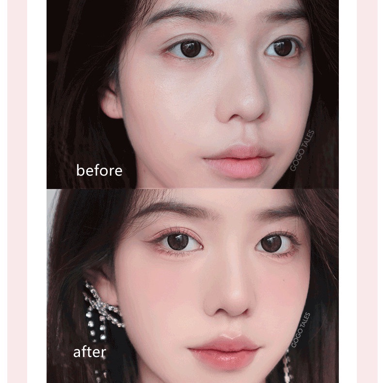 Phấn Phủ Dạng Bột GOGO TALES Kiểm Soát Dầu Chống Nước Chống Mồ Hôi Cho Làn Da Mượt Mà