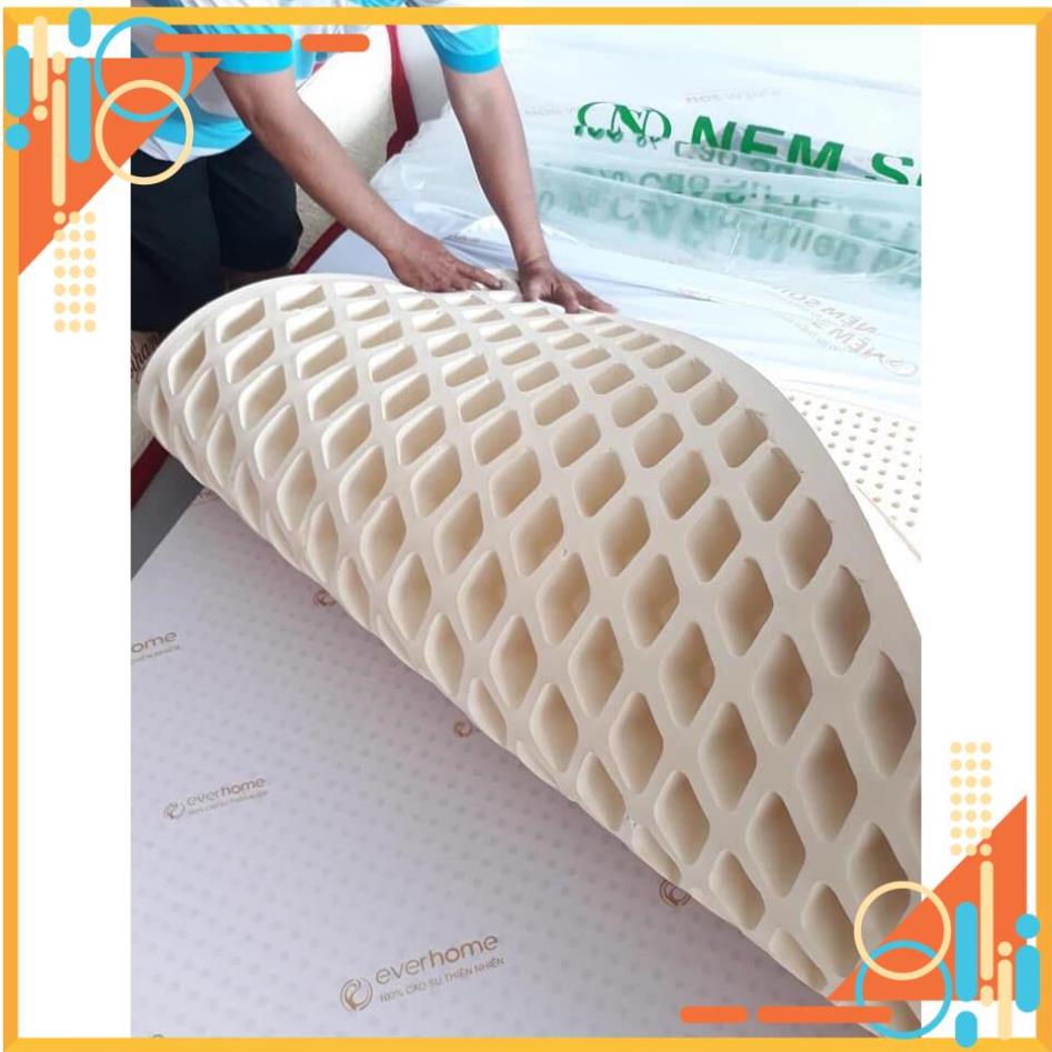 Hàng chính hãng Nệm cao su thiên nhiên 100% cao su thiên nhiên ( nệm sơn) Bảo hành 12 năm