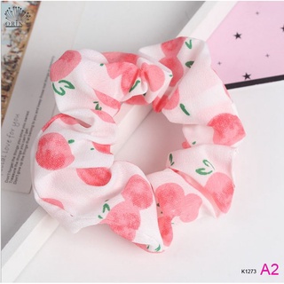 Dây Buộc Tóc, Cột Tóc Scrunchies Hoa Quả Dễ Thương