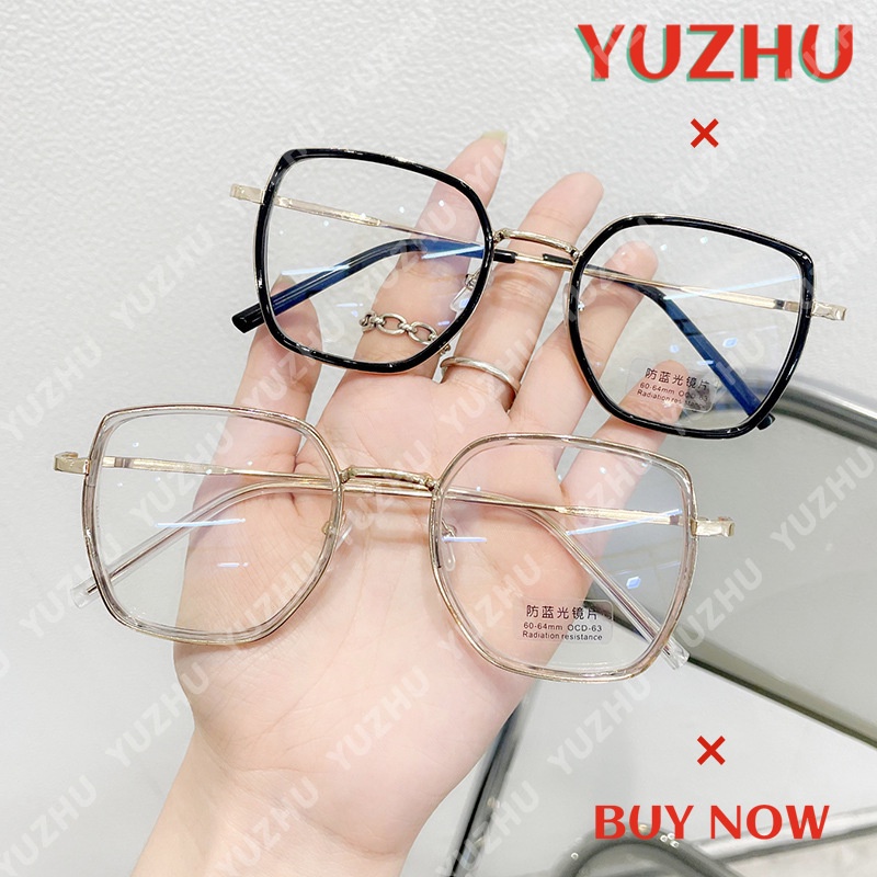 Mắt kính gọng vuông oversize đơn giản thời trang dành cho nữ