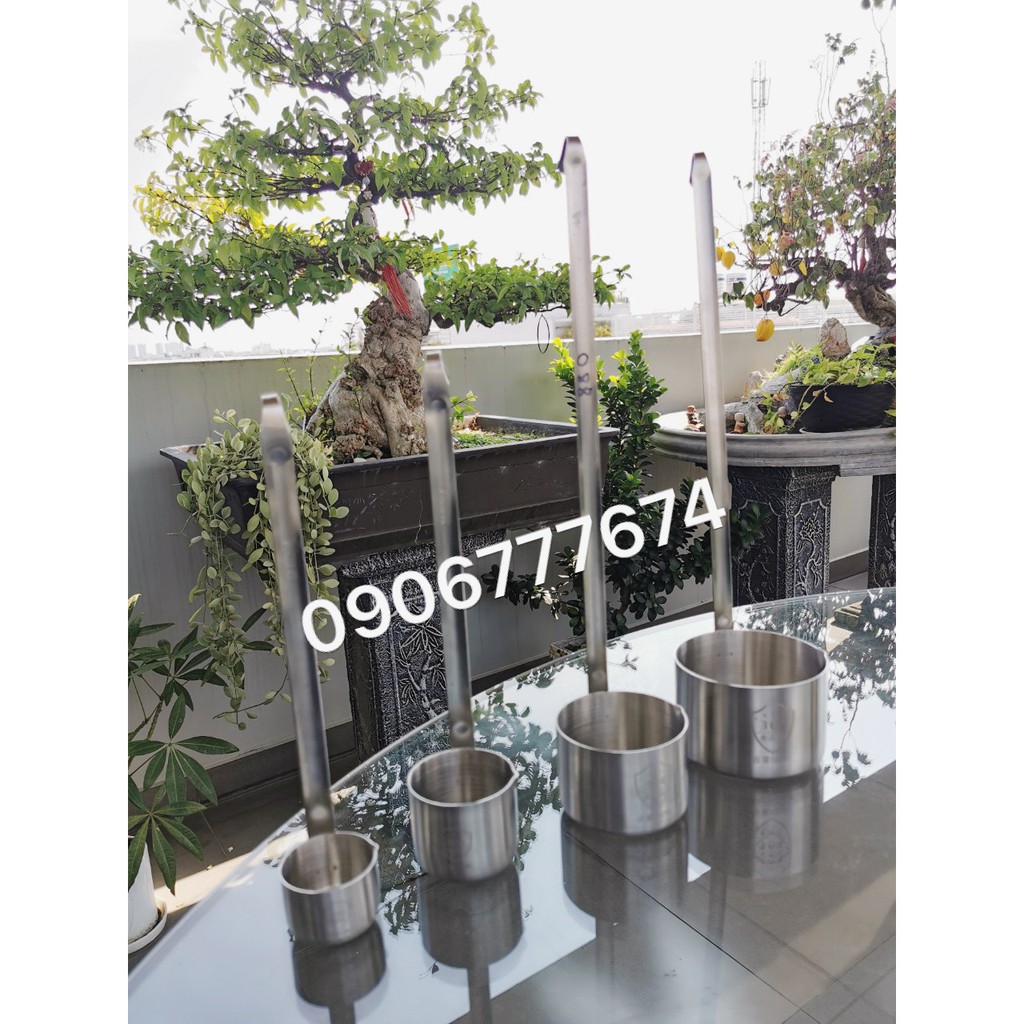 Gáo Inox 304 Múc Nước Đủ Size